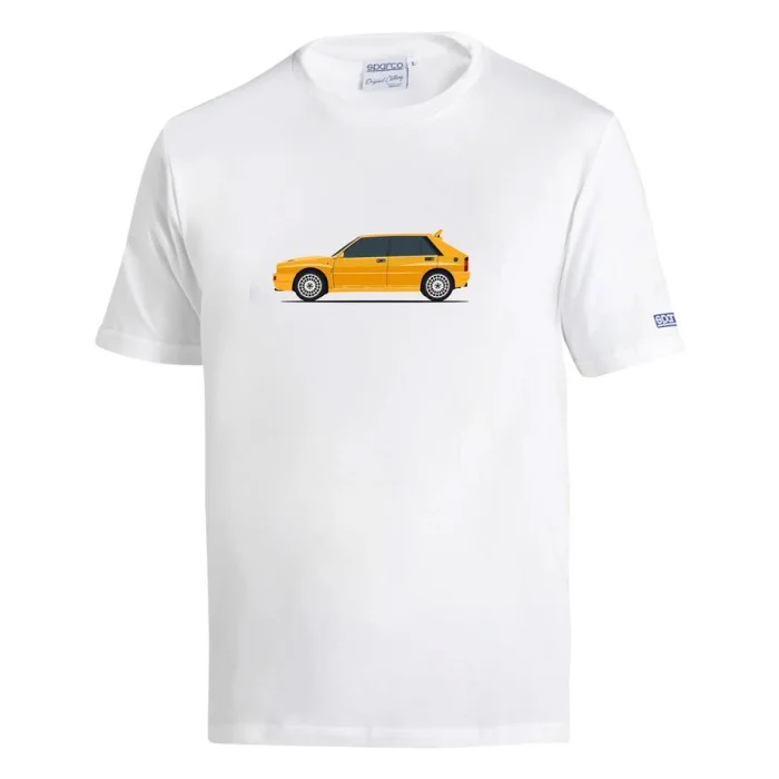 T-Shirt Lancia HF Delta gialla SPARCO