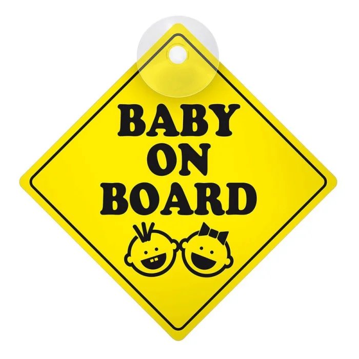 Targhetta Baby on board Baby on board LAMPA