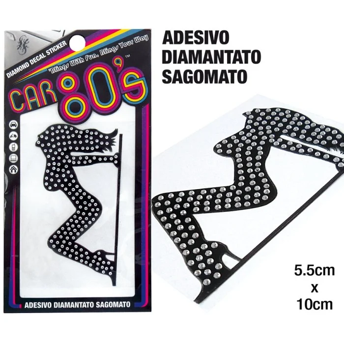 Adesivi diamantati Sexy Girl Pin Up CAR80S