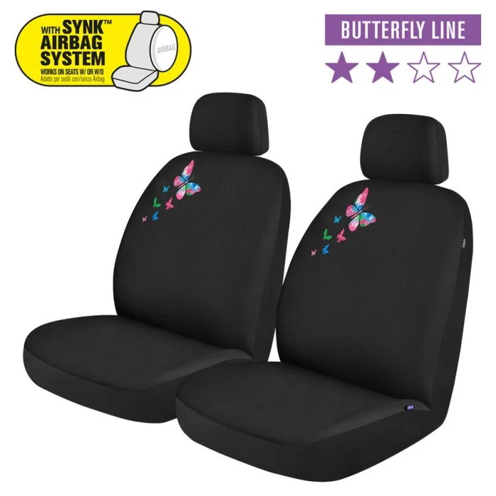 Coprisedili anteriori 2pz Fashion - Butterfly NORRIS