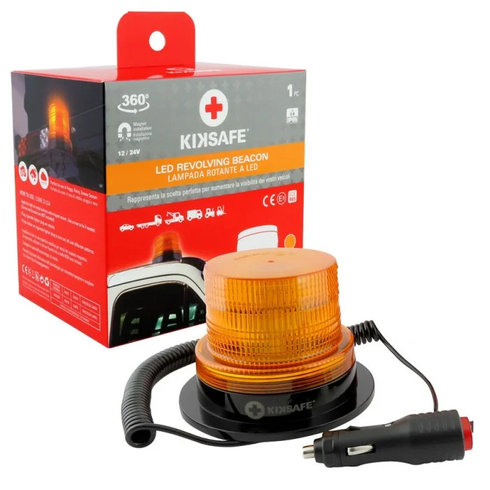 Lampada d'emergenza rotante Led Revolving Beacon KIKSAFE