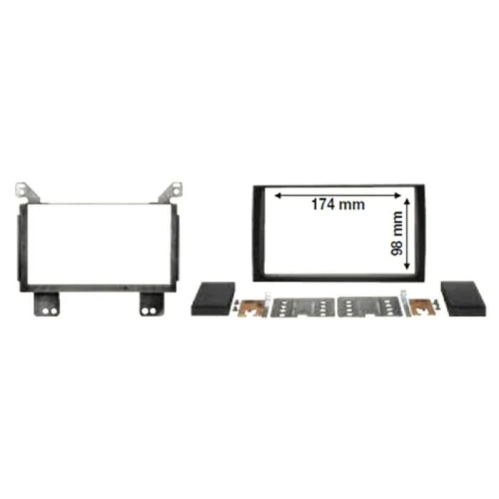 Installazione Mascherina 2 din Kia Ceed Kia Ceed PHONOCAR