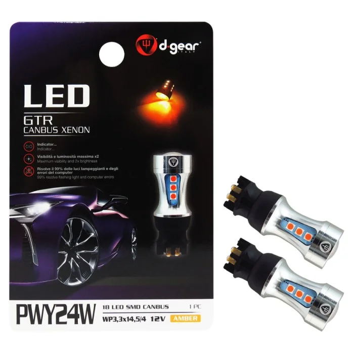 Lampadina PWY24W a led GTR Canbus Xenon PWY24W D-GEAR