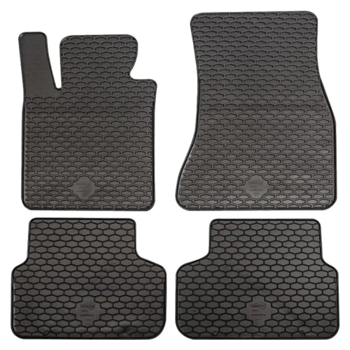 Tappeti in gomma-Pvc specifico Bmw Serie 5 INT AUTO