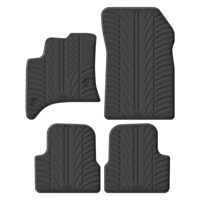 Tappeti in gomma-Pvc specifico Alfa Romeo Junior 2024> Alfa Romeo Junior 2024 > 5 porte automatico, Mhev LAMPA