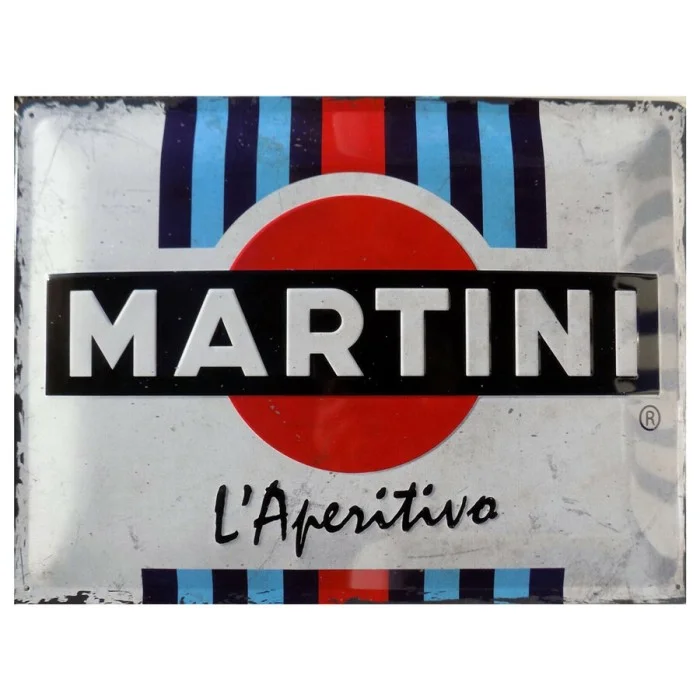 Cartello in latta Martini NOSTALGIC ART