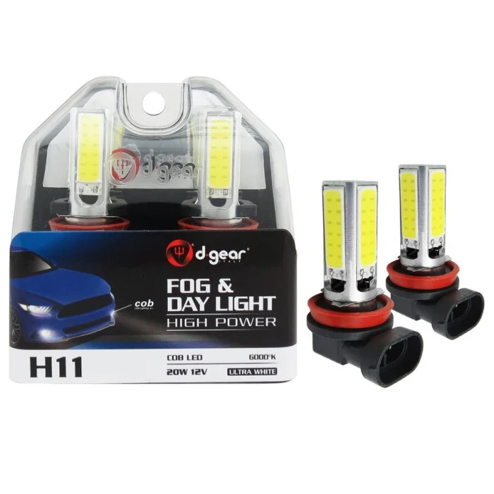 Lampadine H11 Cob Led Fog and Day Light D-GEAR