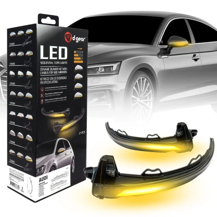 Frecce specchio sequenziali Audi A4, A5, Rs4, Rs5, S4, S5 D-GEAR