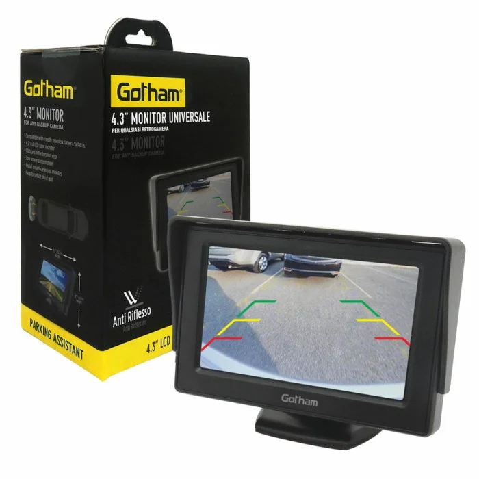 Retrocamere e frontecamere Monitor LCD universale GOTHAM