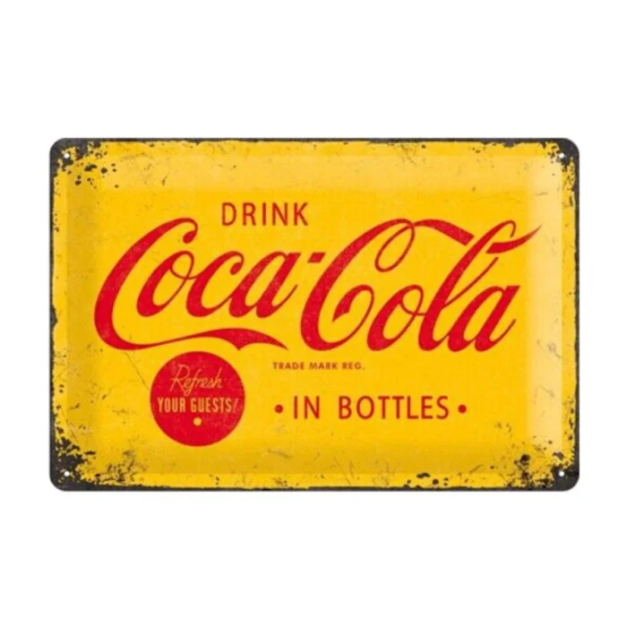 Cartello in latta Coca Cola NOSTALGIC ART
