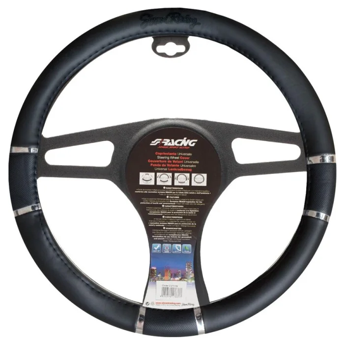 Classic Eco Pelle Chrome&Black SIMONI RACING