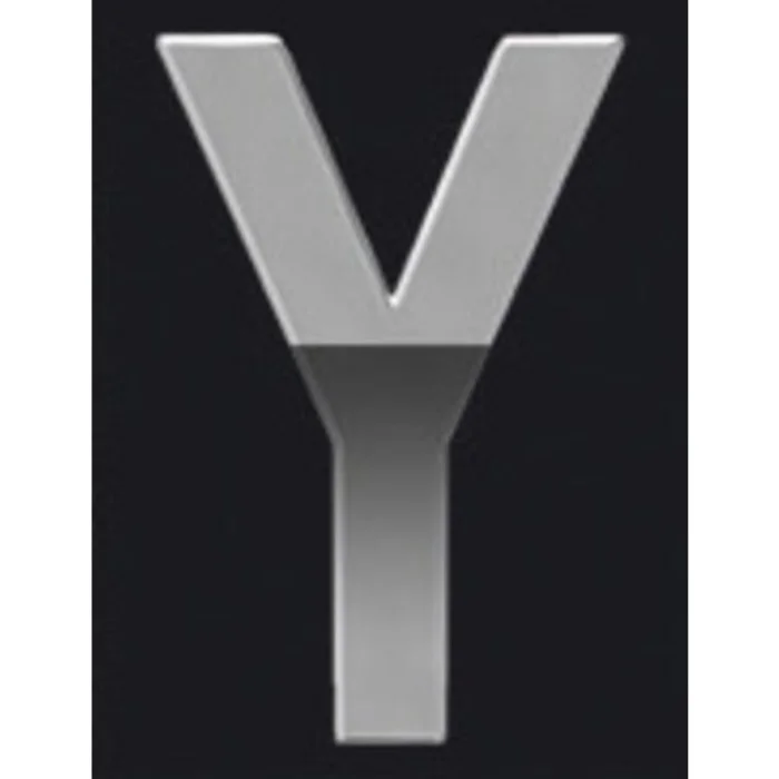 Adesivi lettere e numeri Chrome Logo LAMPA
