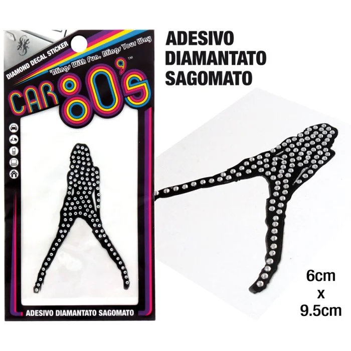 Adesivi diamantati Sexy Girl CAR80S
