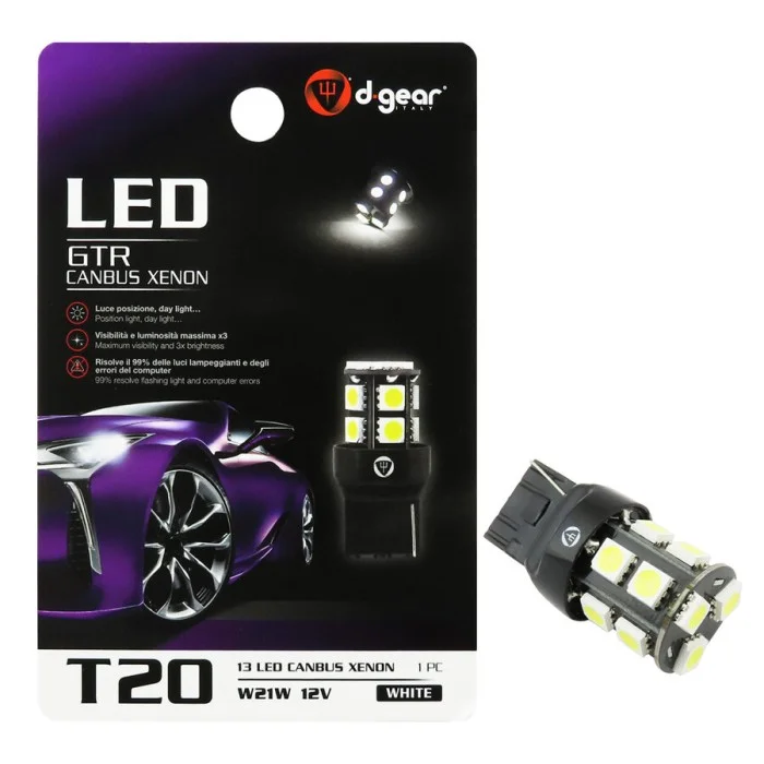 Lampadina T20 a led XP - T20 - 2 contatti Canbus D-GEAR