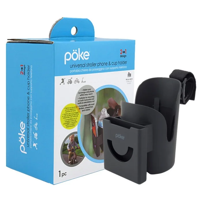 Portabicchiere Con supporto smartphone POKE