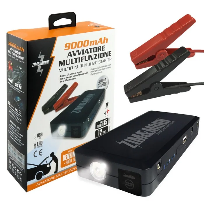 Avviatore con batteria al litio Multifunzione ZIM&MANN