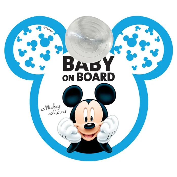 Targhetta Baby on board Mickey DISNEY