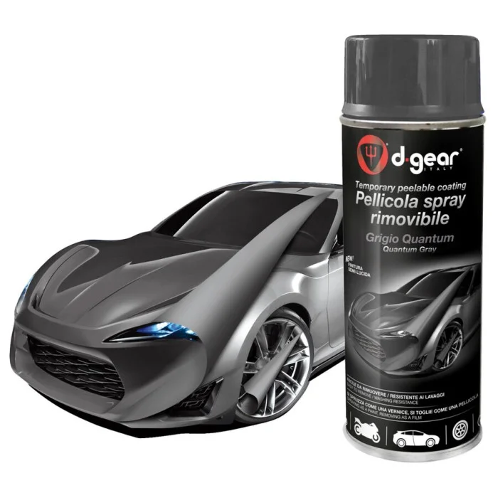 Vernice-removibile spray Grigio Quantum D-GEAR