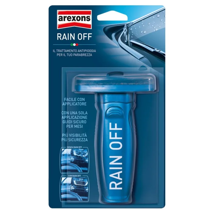 Trattamento vetri Rain Off AREXONS