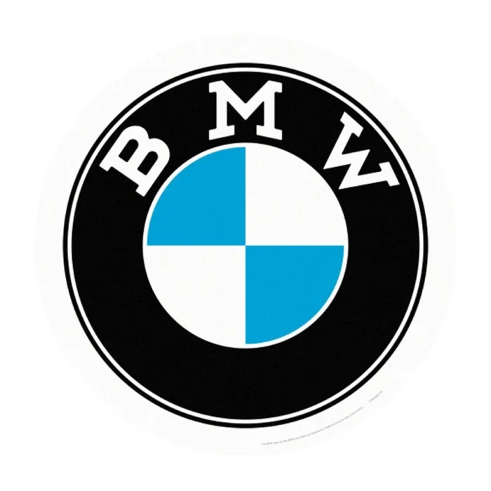 Cartello in latta BMW NOSTALGIC ART