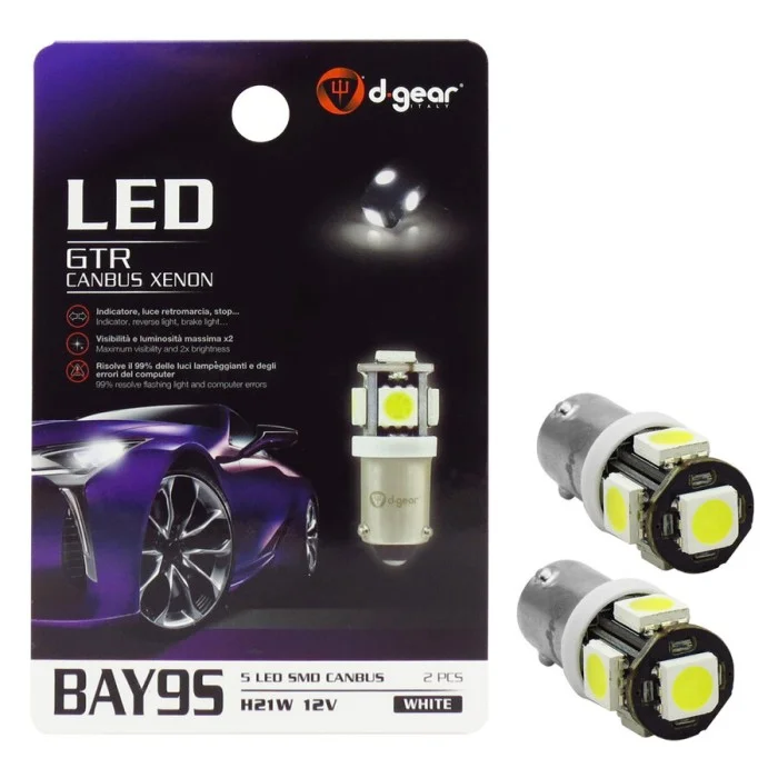 Lampadina BAY9S a led GTR- BAY9S Canbus D-GEAR