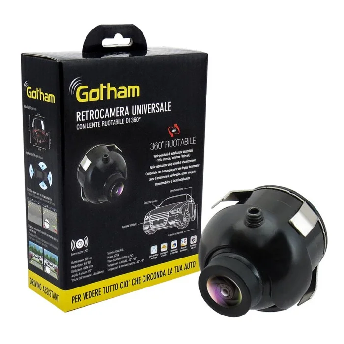 Retrocamere e frontecamere Retrocamera universale GOTHAM