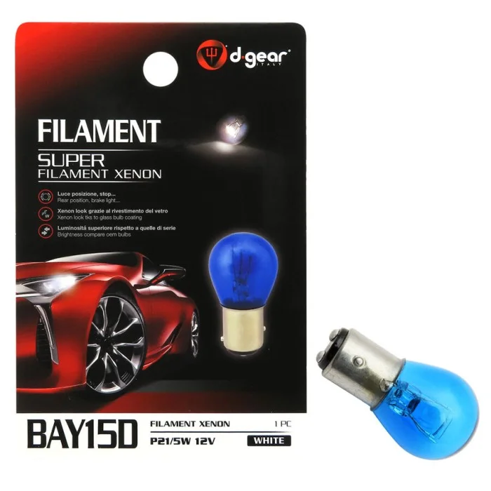 Lampadina BAY15D a filamento BAY15D Super Filament Xenon D-GEAR