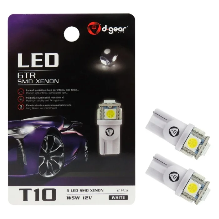 Lampadina T10 a led GTR - T10 SMD Led D-GEAR