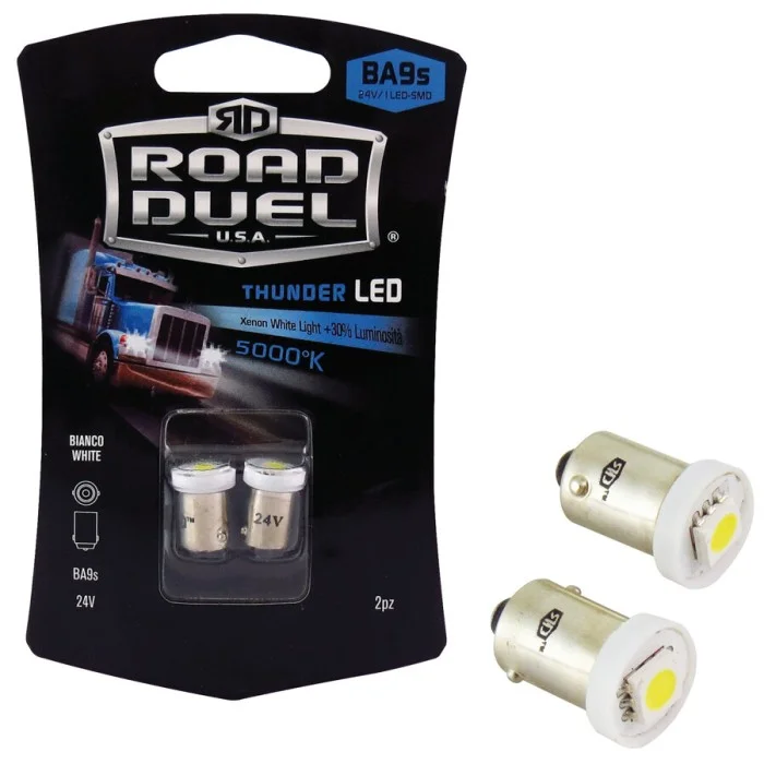 Lampadina BA9S a led Thunder - BA9S SMD Led ROAD DUEL