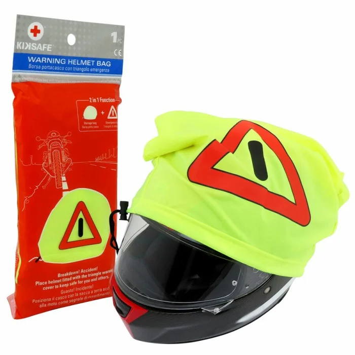 Borsa portacasco con triangolo emergenza KIKSAFE