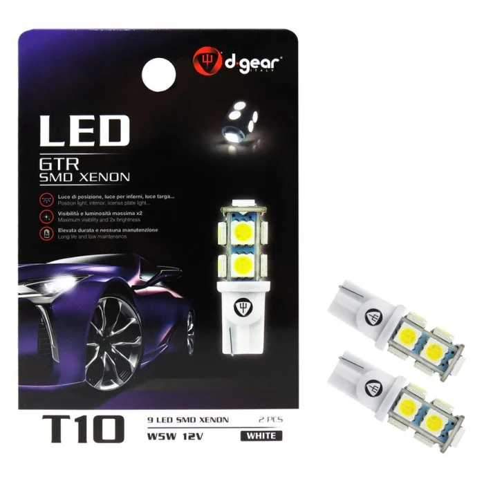 Lampadina T10 a led GTR - T10 SMD Led D-GEAR