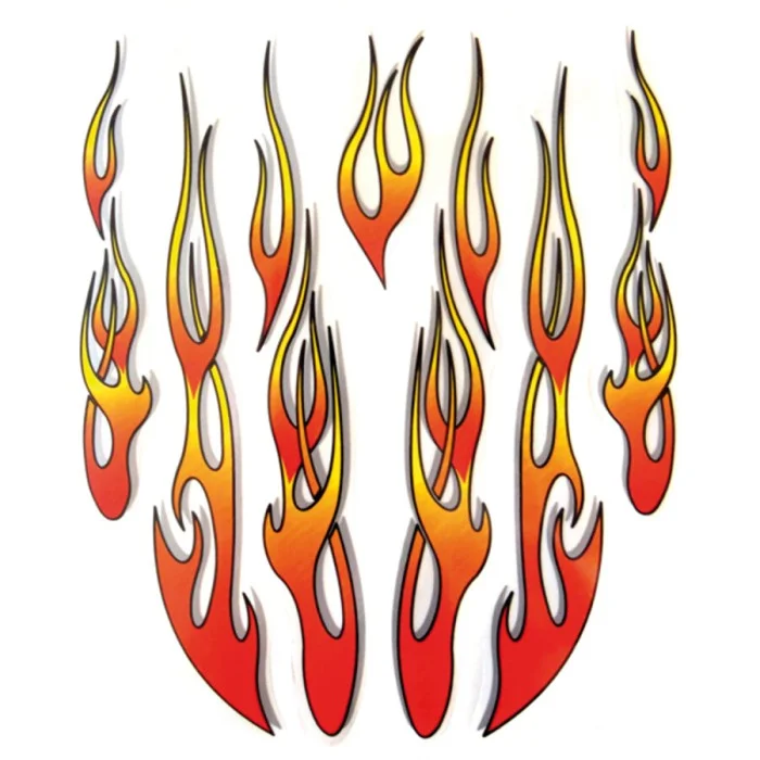 Adesivi Fiamme tribali GAT