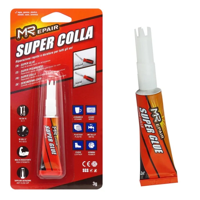 Adesivi speciali Supercolla istantanea MREPAIR