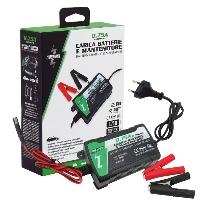 Carica batteria Standard Mod. 237 0,75A ZIM&MANN