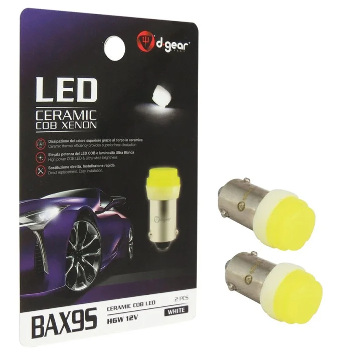 Lampadina BAX9S a led BAX9S Ceramic Cob Led D-GEAR
