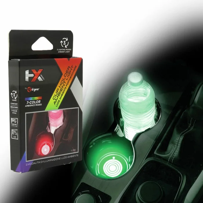 Illuminazione estetica Luce ambiente per portabicchiere auto HYX
