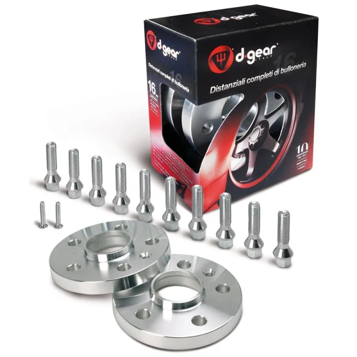 Kit distanziali e bulloni RX complete set - Red series Audi 100, 200, A3, A4, A6, A8, Q3, R8, Rs4, Rs6 D-GEAR