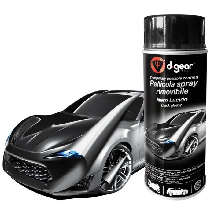 Vernice-removibile spray Nero lucido D-GEAR