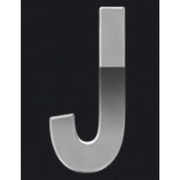 Adesivi lettere e numeri Chrome Logo LAMPA