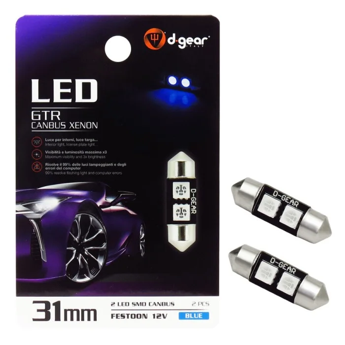 Lampadina a siluro a led GTR- Led Feston SV8,5 Canbus D-GEAR