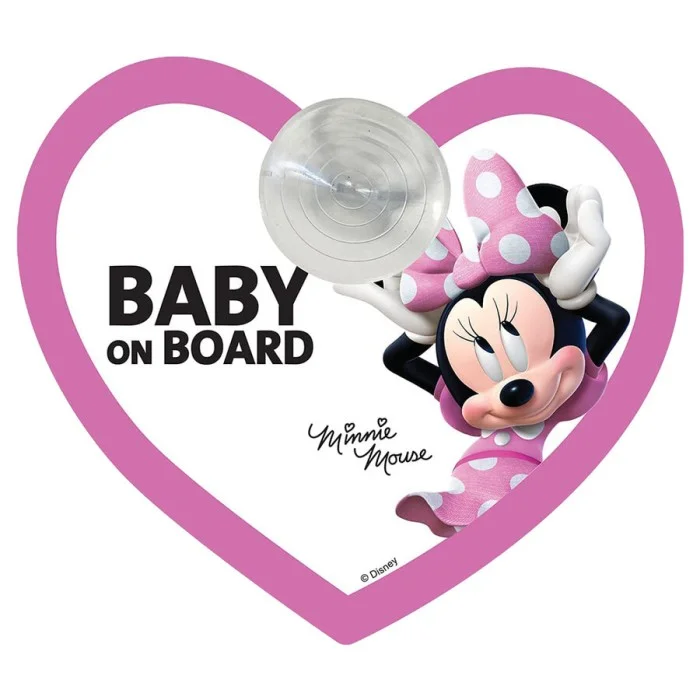Targhetta Baby on board Minnie DISNEY