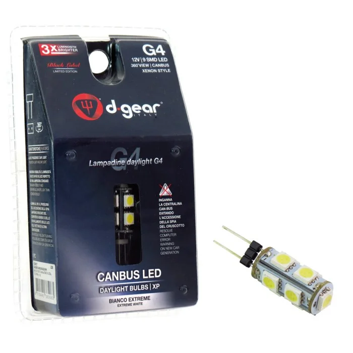 Lampadina G4 5050 a led XP - G4 5050 Canbus SMD Led D-GEAR