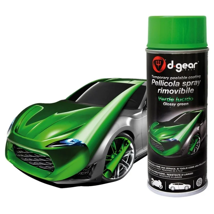 Vernice-removibile spray Verde lucido D-GEAR