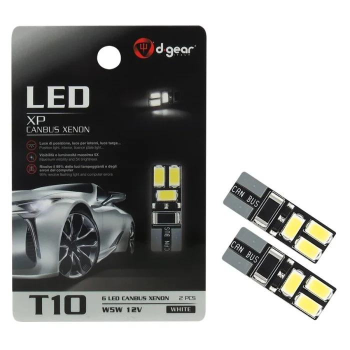 Lampadina T10 a led XP - T10 Canbus D-GEAR