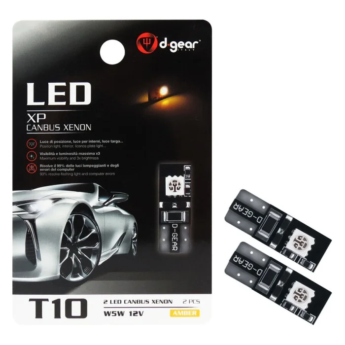 Lampadina T10 a led XP - T10 Canbus 2 Led D-GEAR