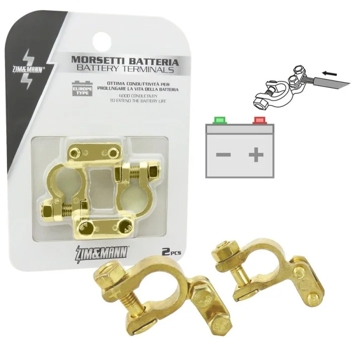 Morsetti batteria Europe ZIM&MANN