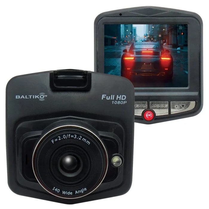 Videocamera Dash Cam DVR con Led Full HD 2,2 BALTIKO