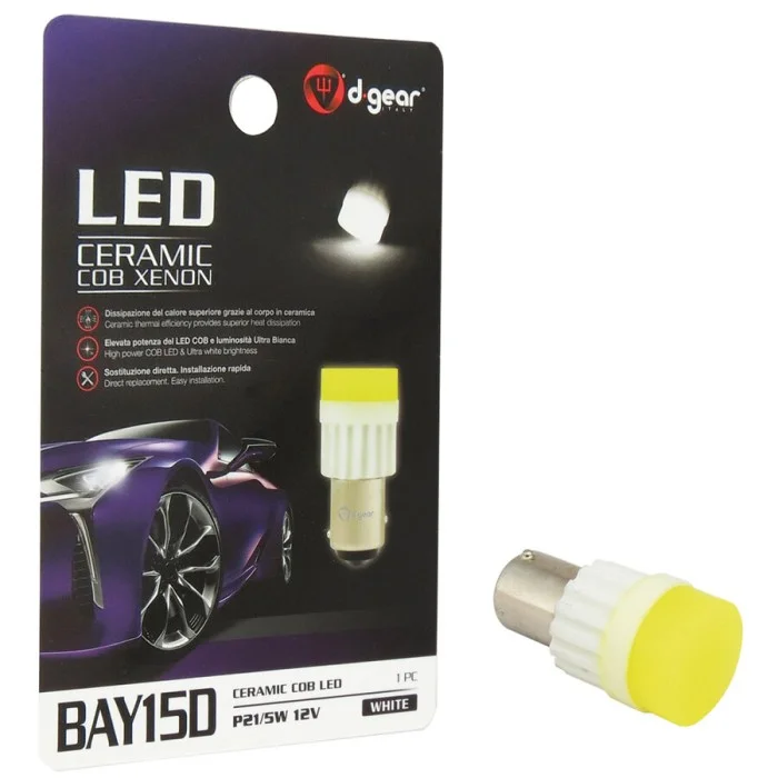 Lampadina BAY15D a led BAY15D Ceramic Cob Led D-GEAR