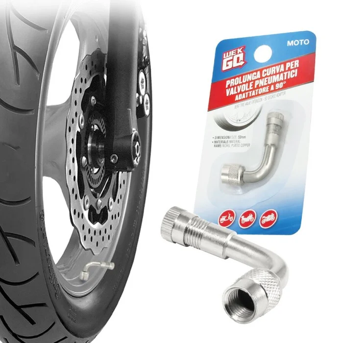 Raccordo valvola aria Adattatore 90° WEKGO