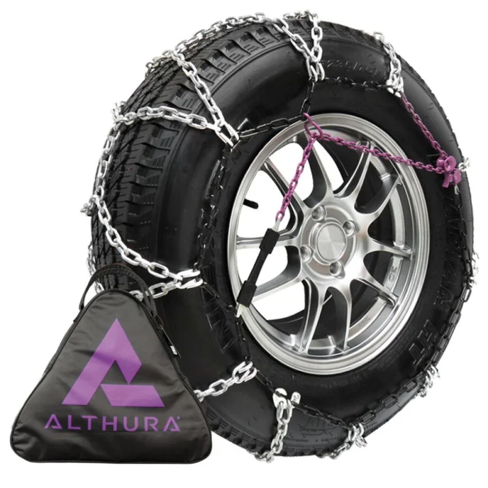 Catene da neve 16mm Bmw X3, Chrysler Cherokee, Citroen Jumper, Daewoo Korando, Fiat Ducato, Ford Ranger, Hyundai Galloper, Santa Fe, Satellite, Starex ALTHURA